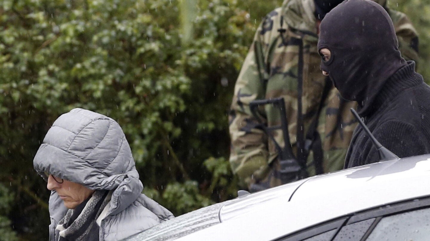 Una de las personas detenidas en el operativo contra ETA