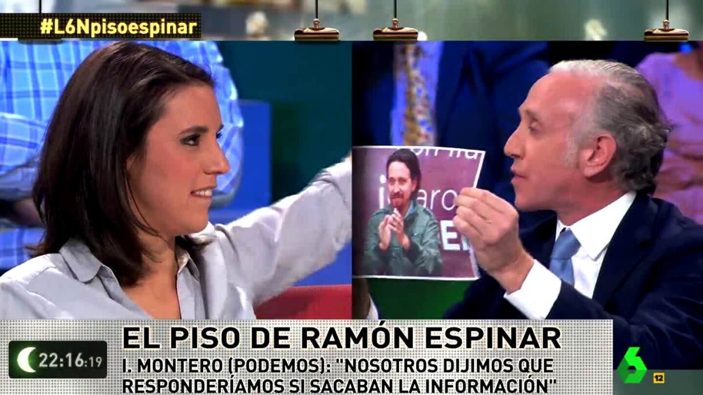 Irene Montero y Eduardo Inda