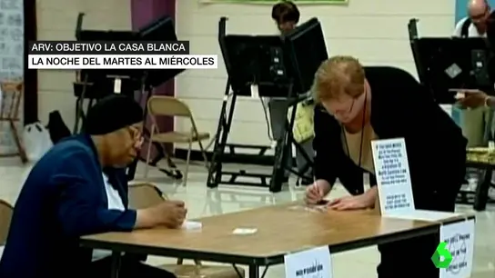 Gente votando en EEUU Gente votando en EEUU