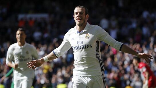 Gareth Bale celebra un gol ante el Legan&eacute;s