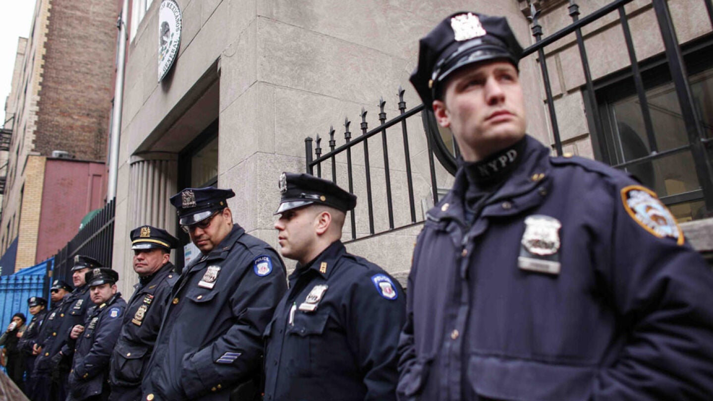 Dispositivo de seguridad en la ciudad de Nueva York