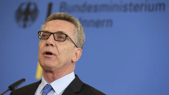 Foto de archivo del ministro alemán del Interior, Thomas de Maiziere Foto de archivo del ministro alemán del Interior, Thomas de Maiziere