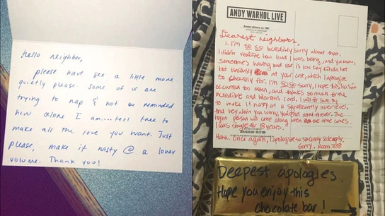 Cartas intercambiadas entre dos vecinos sobre el ruido al practicar sexo Cartas intercambiadas entre dos vecinos sobre el ruido al practicar sexo