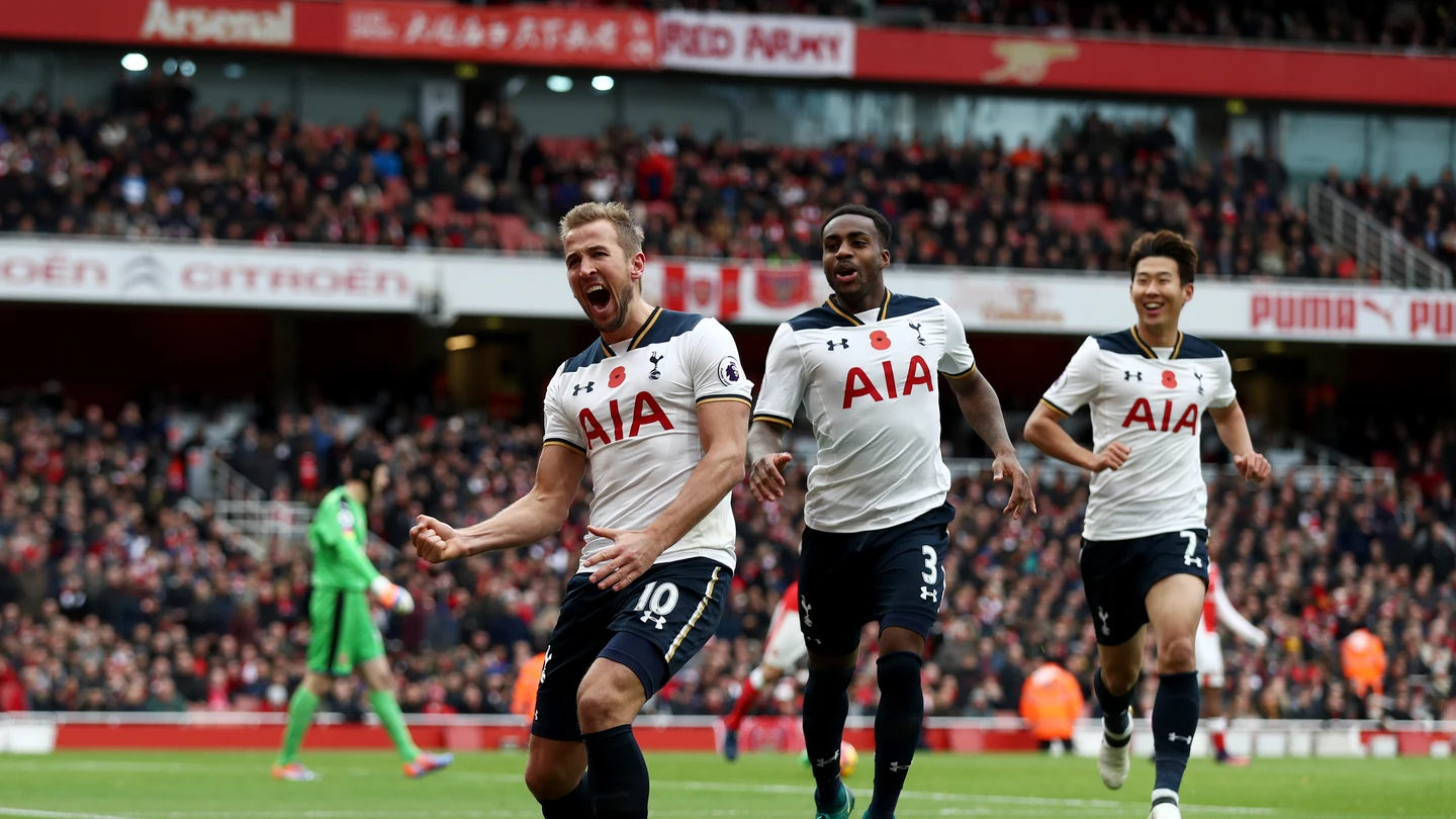 Harry Kane celebra su gol con el Tottenham Harry Kane celebra su gol con el Tottenham