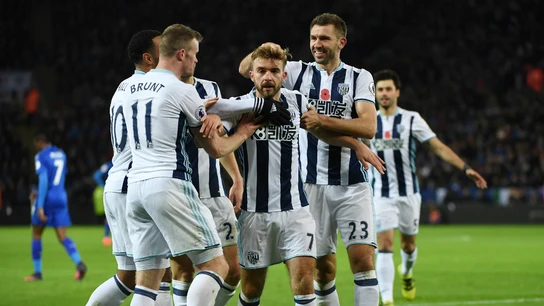 El WBA celebra un gol El WBA celebra un gol