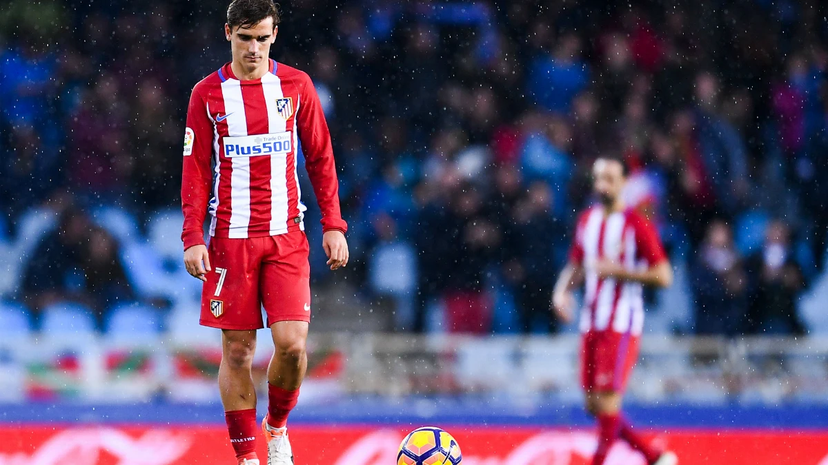 Griezmann, cabizbajo Griezmann, cabizbajo