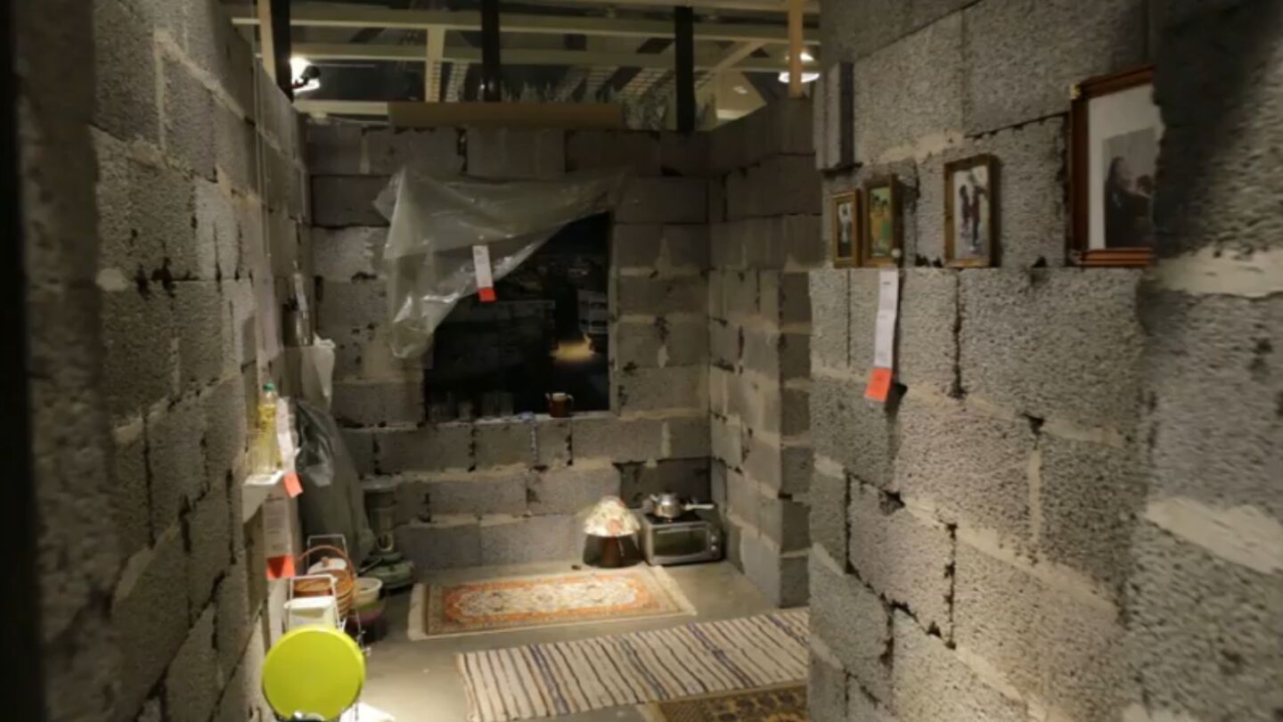 Ikea recrea en su tienda de Noruega una casa siria destruida y recauda 24 millones de euros para Cruz Roja