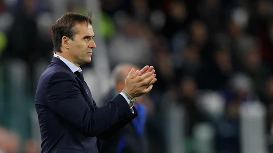 Lopetegui, en un partido con España Lopetegui, en un partido con España