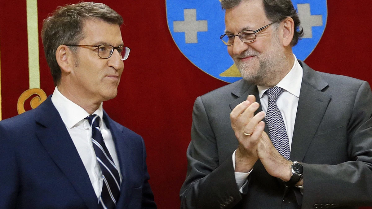 Alberto Núñez Feijóo y Mariano Rajoy 