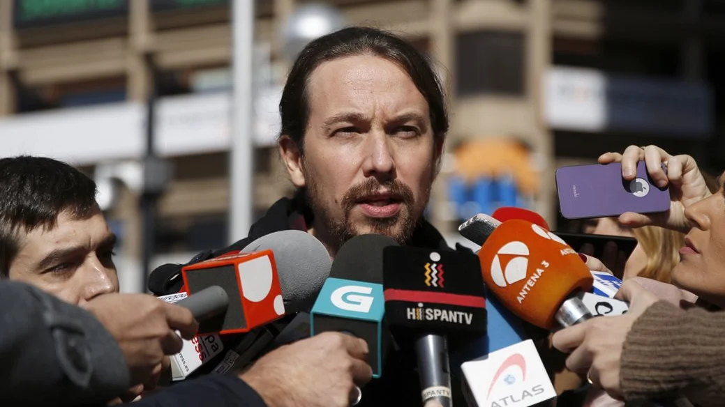 Pablo Iglesias habla ante los medios (Archivo)