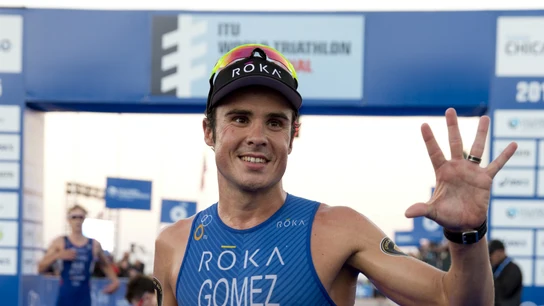 Gómez Noya, en un triatlón Gómez Noya, en un triatlón