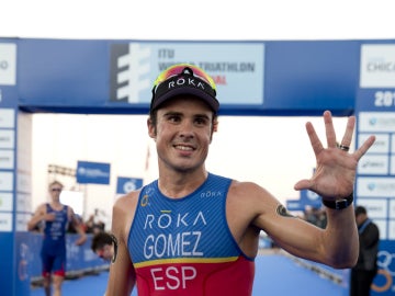 Gómez Noya, en un triatlón Gómez Noya, en un triatlón