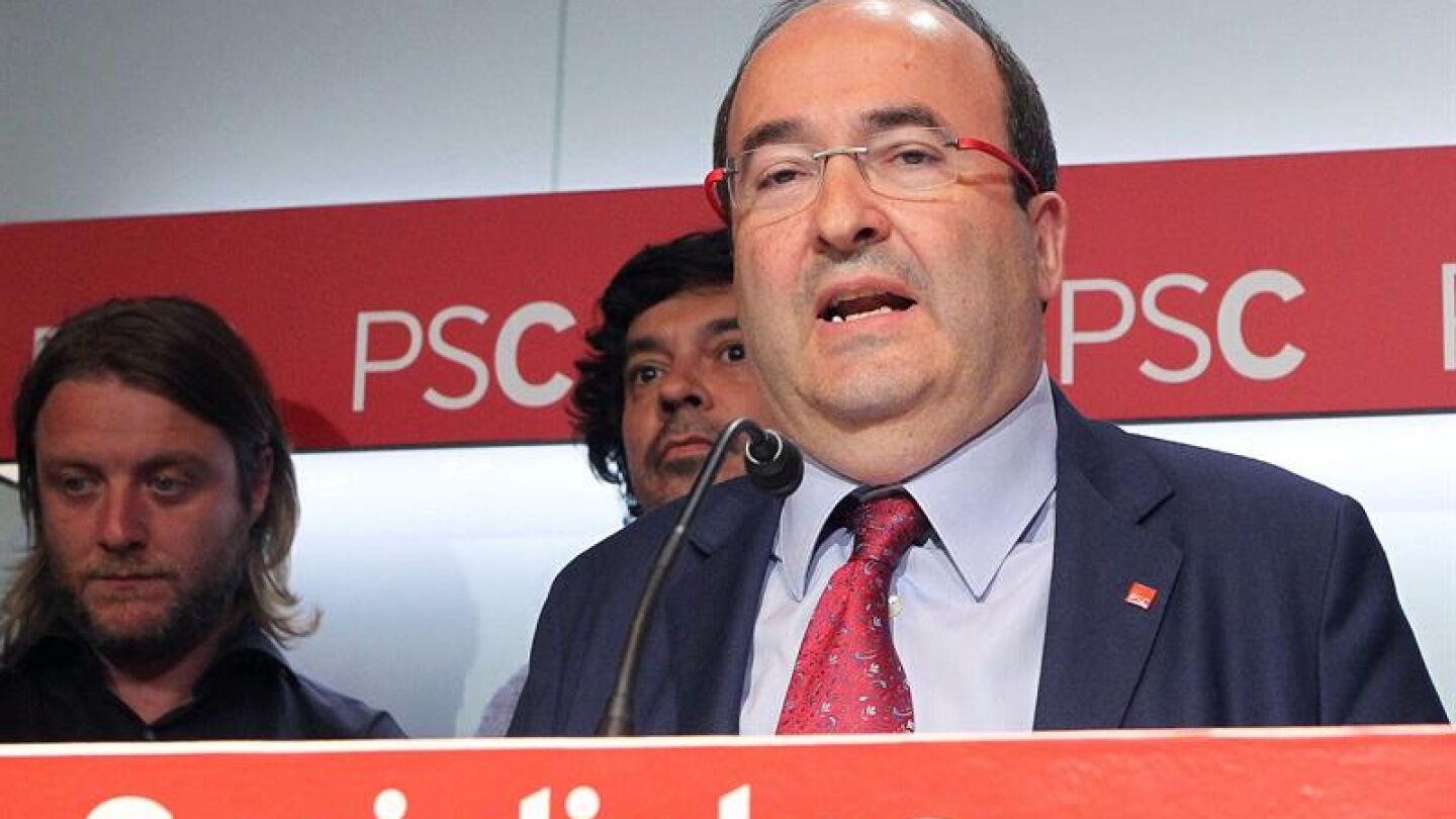 El primer secretario del PSC, Miquel Iceta