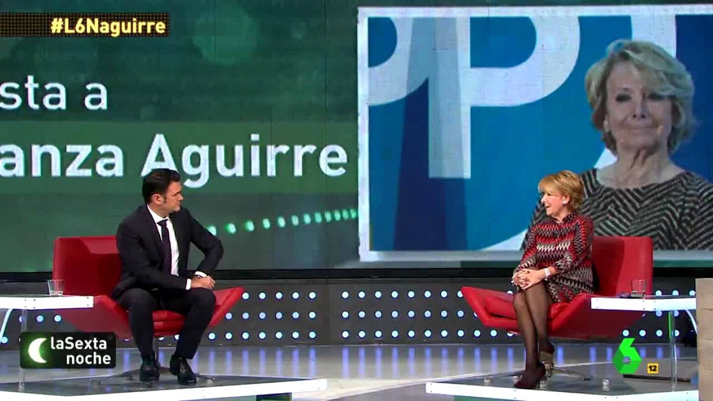 Esperanza Aguirre con I&ntilde;aki L&oacute;pez