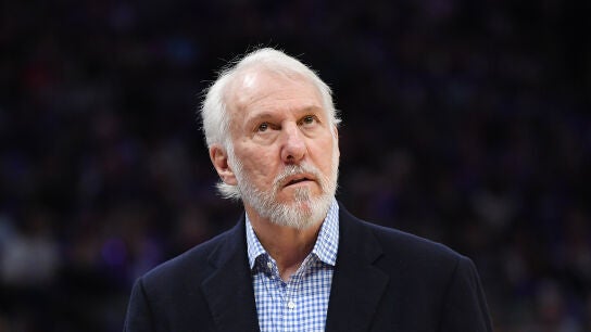 Gregg Popovich, durante un partido con los Spurs
