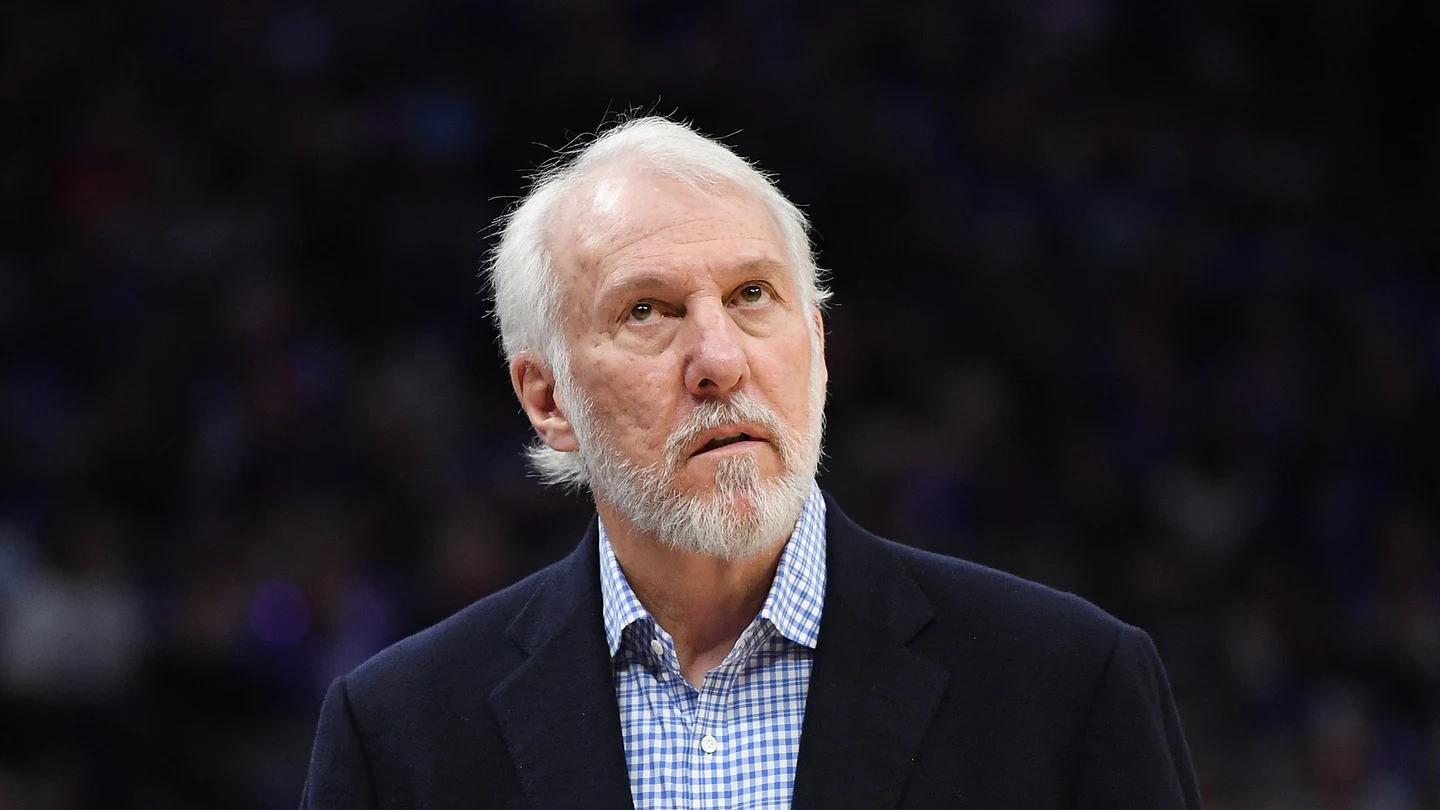 Gregg Popovich, durante un partido con los Spurs Gregg Popovich, durante un partido con los Spurs