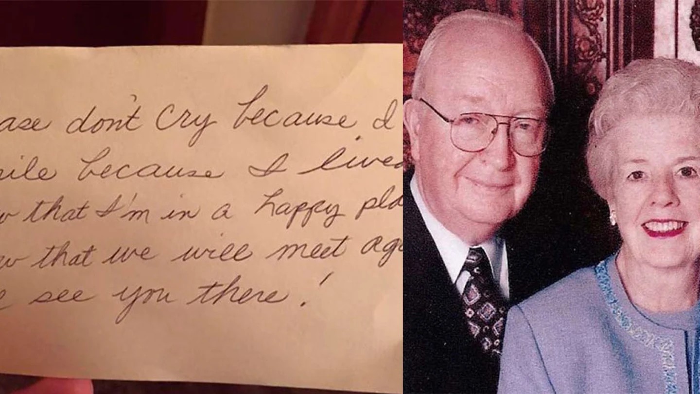 Imagen del matrimonio Ireland y la nota que dejó Billie Imagen del matrimonio Ireland y la nota que dejó Billie