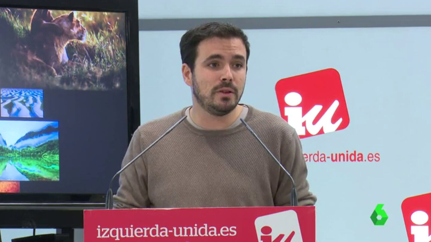 Frame 8.752244 de: Alberto Garz&oacute;n: "Vamos a un escenario de chantaje donde ser&aacute; o el PP o el bot&oacute;n de las terceras elecciones"