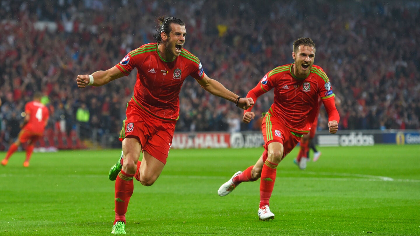 Gareth Bale celebra un gol
