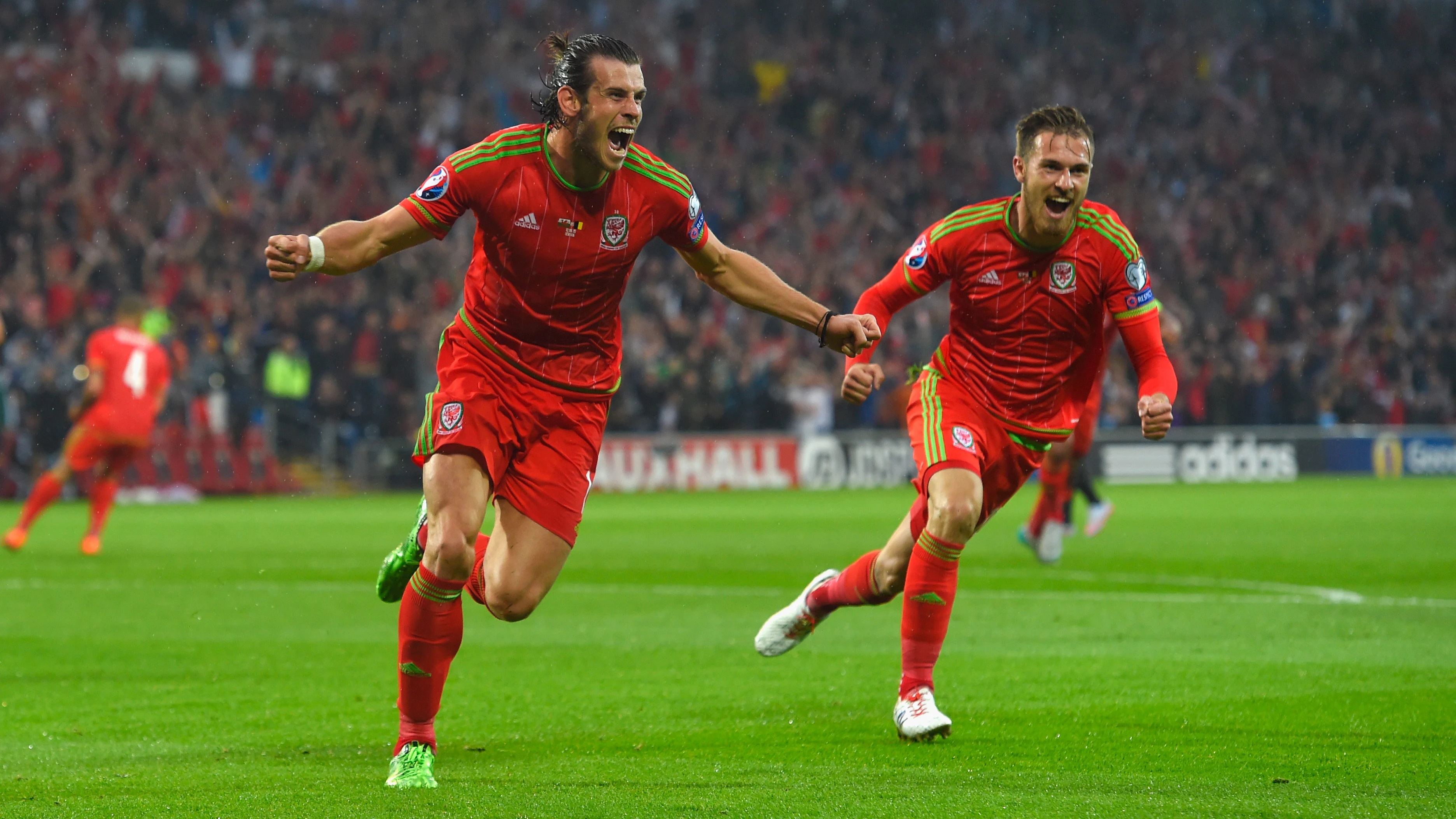 Gareth Bale celebra un gol