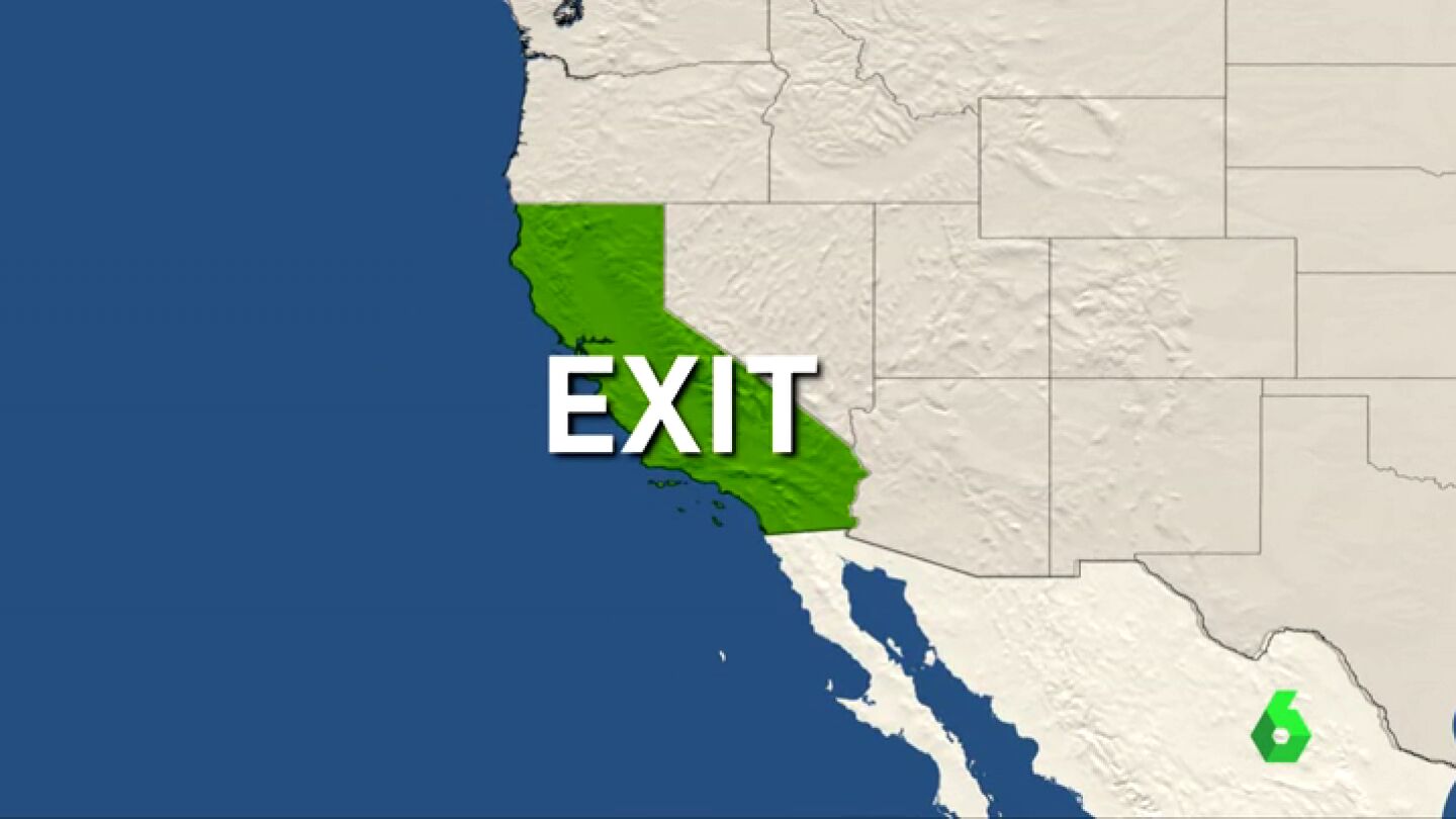 Frame 60.366053 de: Miles de californianos exigen un 'Calexit', la salida de California de EEUU y piden un refer&eacute;ndum para 2019