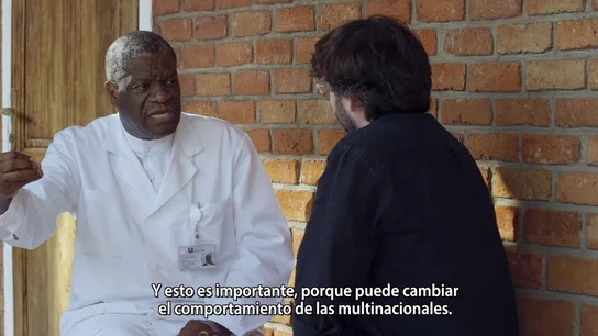 El director del Hospital Pazi, Denis Mukwege El director del Hospital Pazi, Denis Mukwege