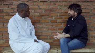  El director del Hospital Pazi, Denis Mukwege, y Jordi Évole 