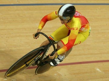 Tania Calvo en pista Tania Calvo en pista