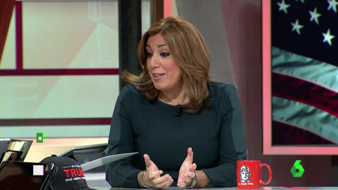 Frame 3.971435 de: Susana D&iacute;az niega que el proceso que acab&oacute; con S&aacute;nchez le haya hecho da&ntilde;o: "Recibo el mismo cari&ntilde;o"