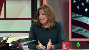 Frame 3.971435 de: Susana Díaz niega que el proceso que acabó con Sánchez le haya hecho daño: "Recibo el mismo cariño"