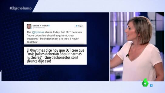 Frame 32.735841 de: Donald Trump: "'The New York Times' miente. Nunca he dicho que m&aacute;s pa&iacute;ses deber&iacute;an adquirir armas nucleares"