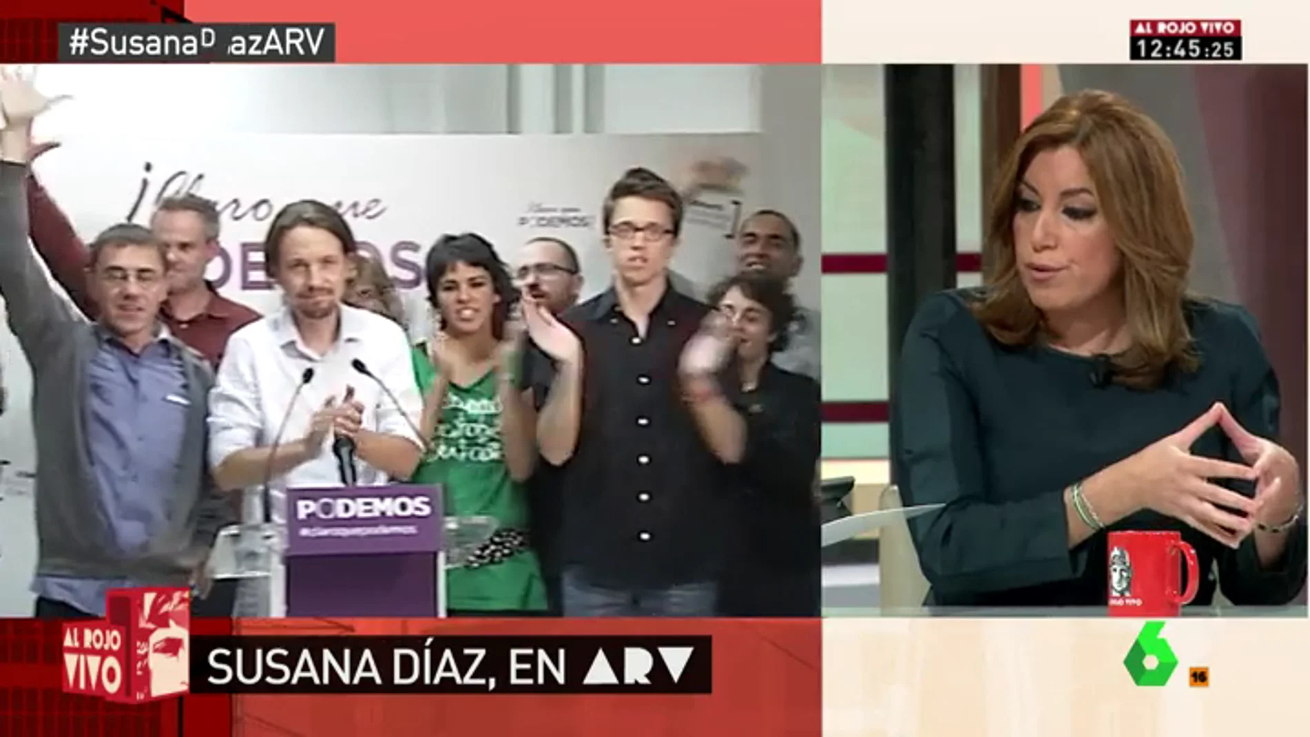 Frame 14.513713 de: Susana Díaz: " No me gustan los populismos, ni los personalismos ni aquellos que ponen en cuestión la democracia"