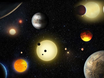 Varios planetas y sus soles