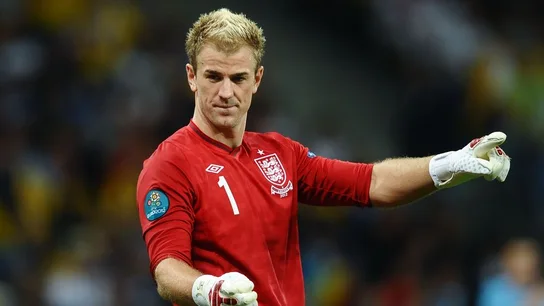 Joe Hart, portero de la selección de Inglaterra. Joe Hart, portero de la selección de Inglaterra.