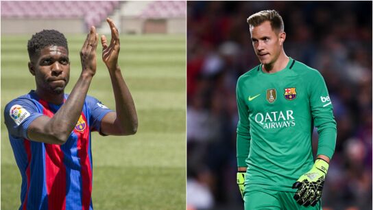 Umtiti y Ter Stegen
