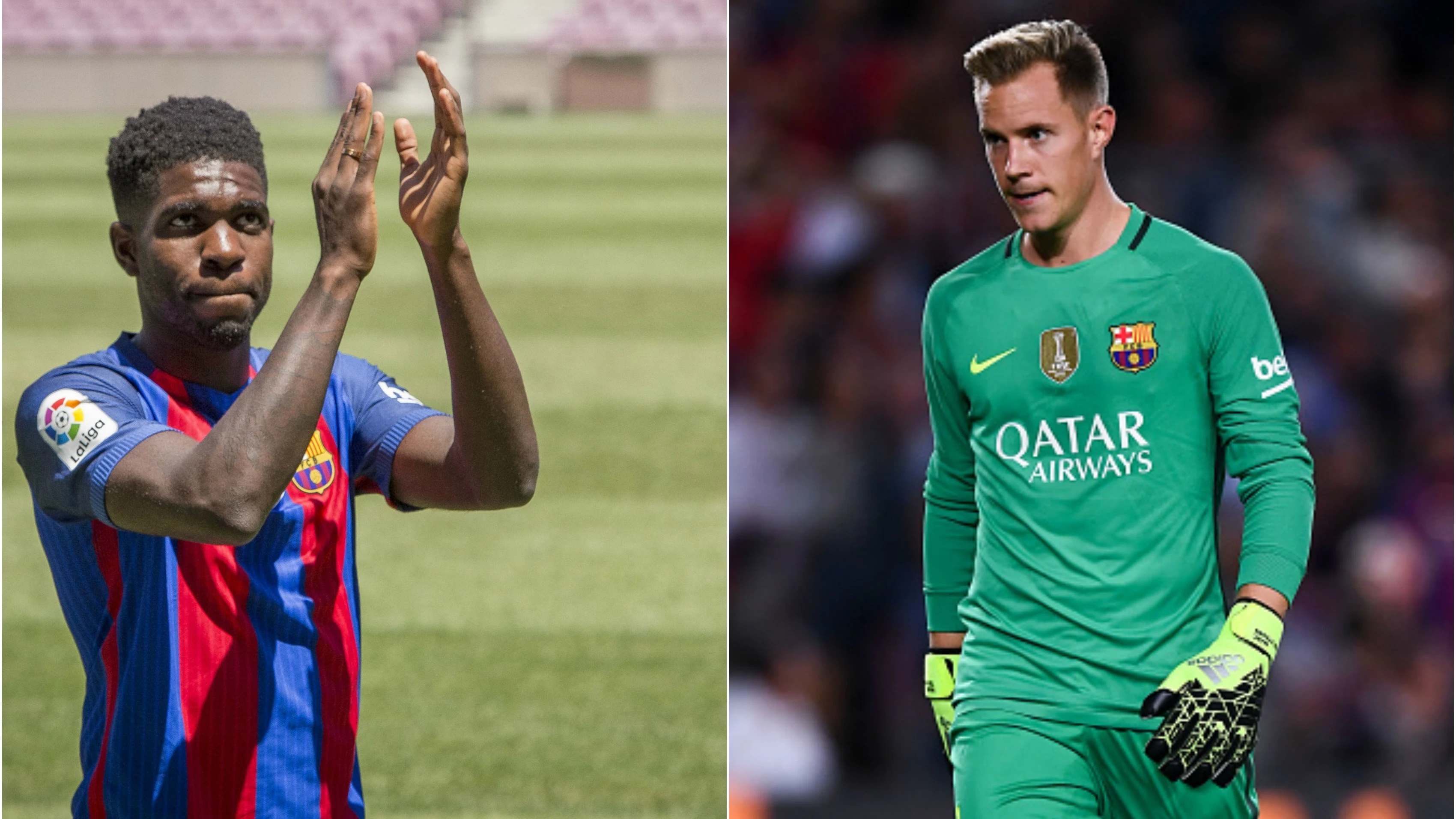 Umtiti y Ter Stegen