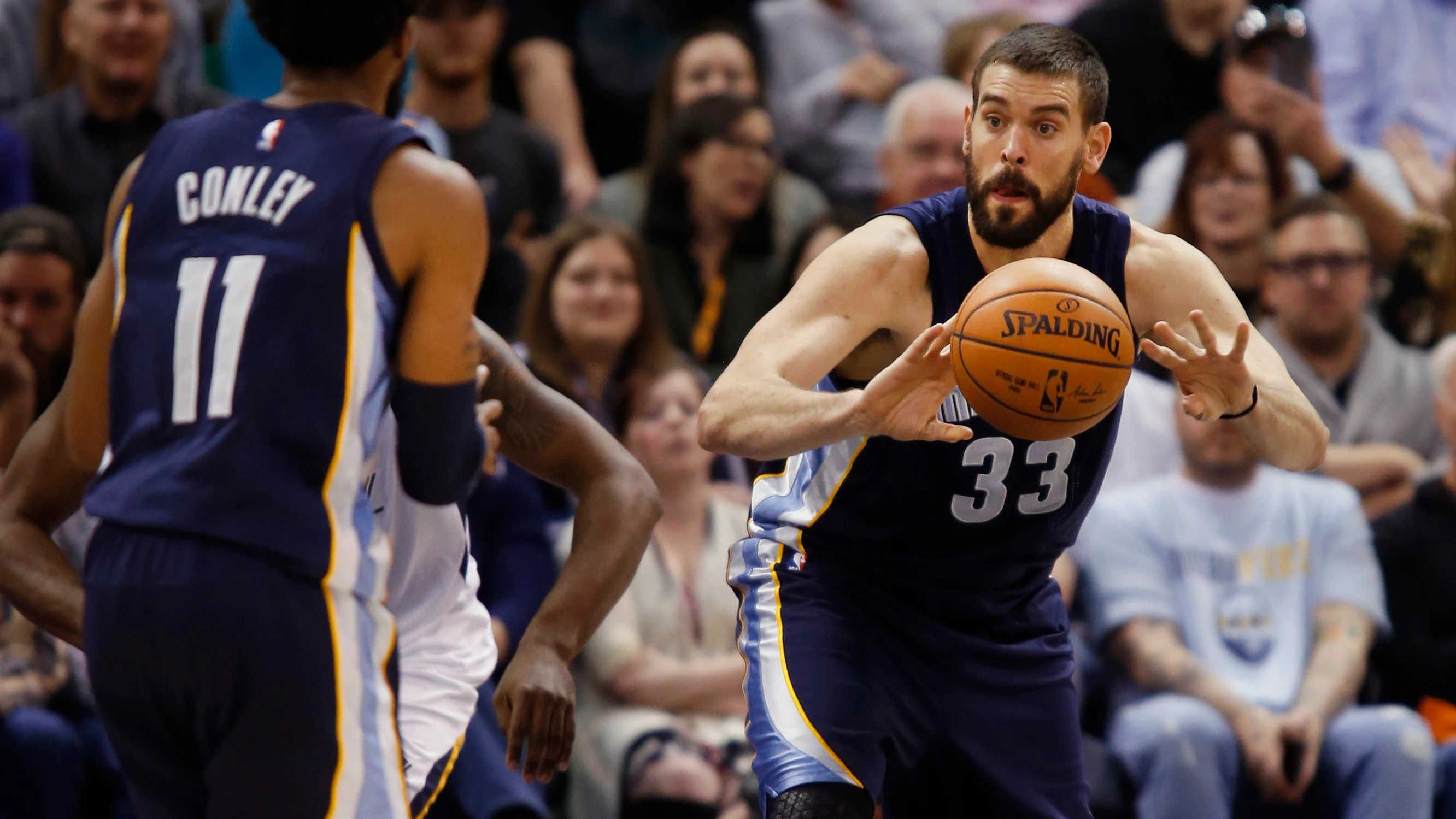 Marc Gasol, en acción ante Utah Jazz