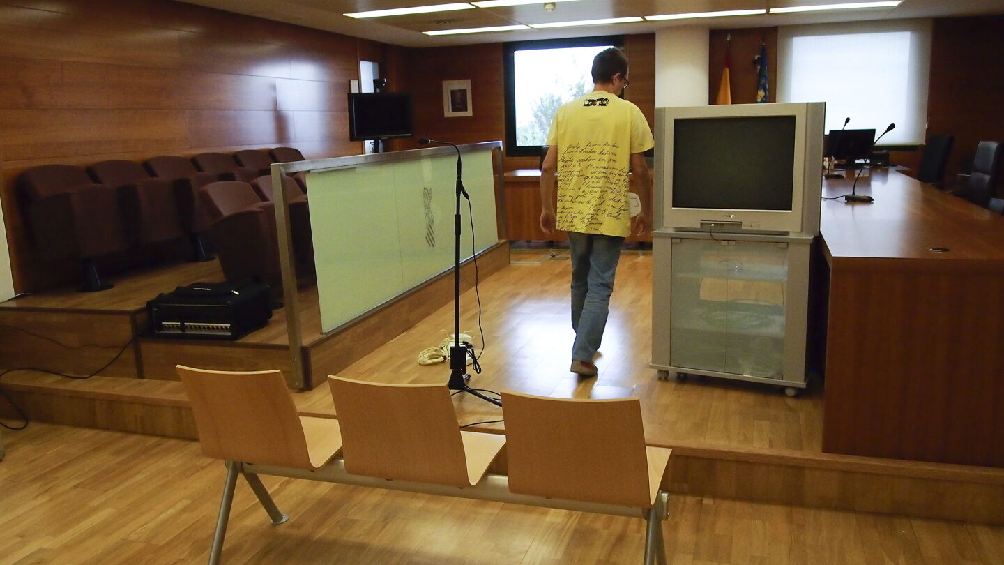 Sala de vista de la Audiencia provincial de Castell&oacute;n