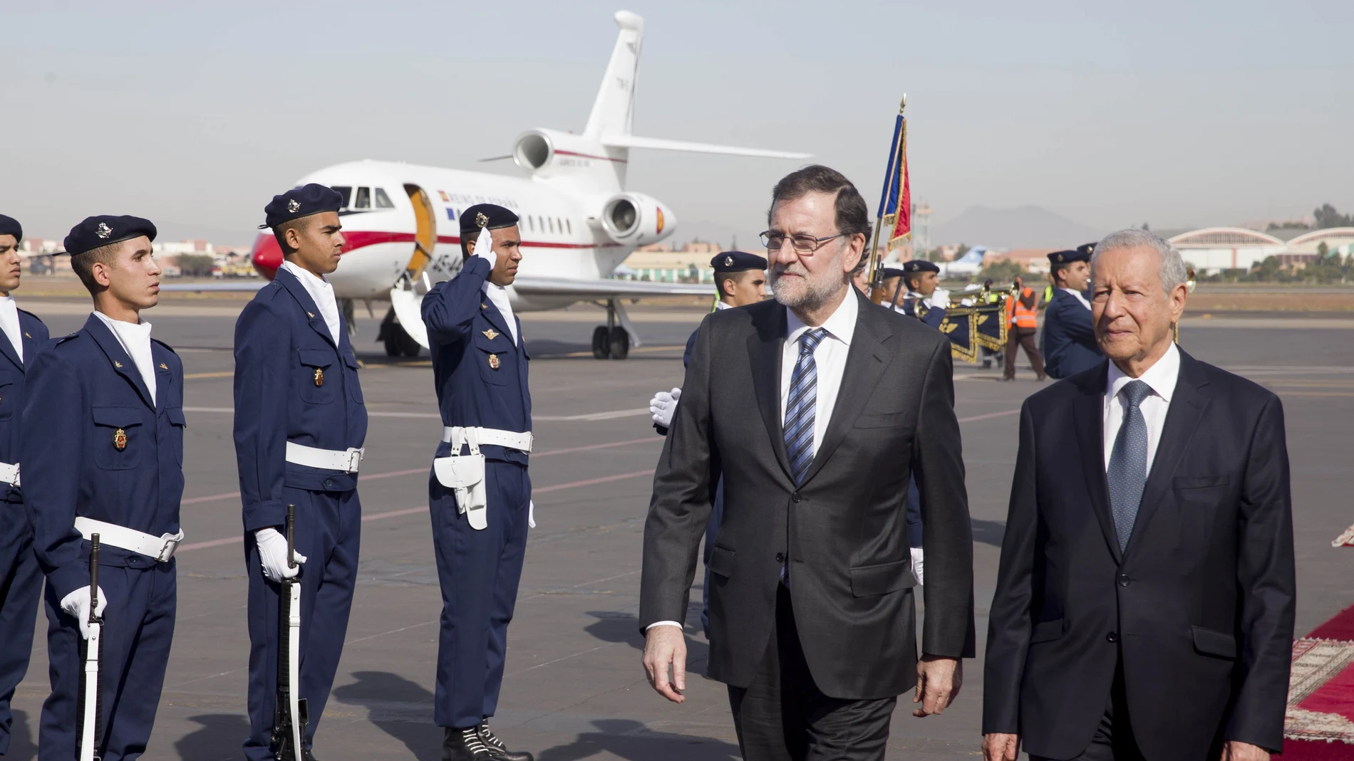 Mariano Rajoy, presidente del Gobierno, en Marruecos
