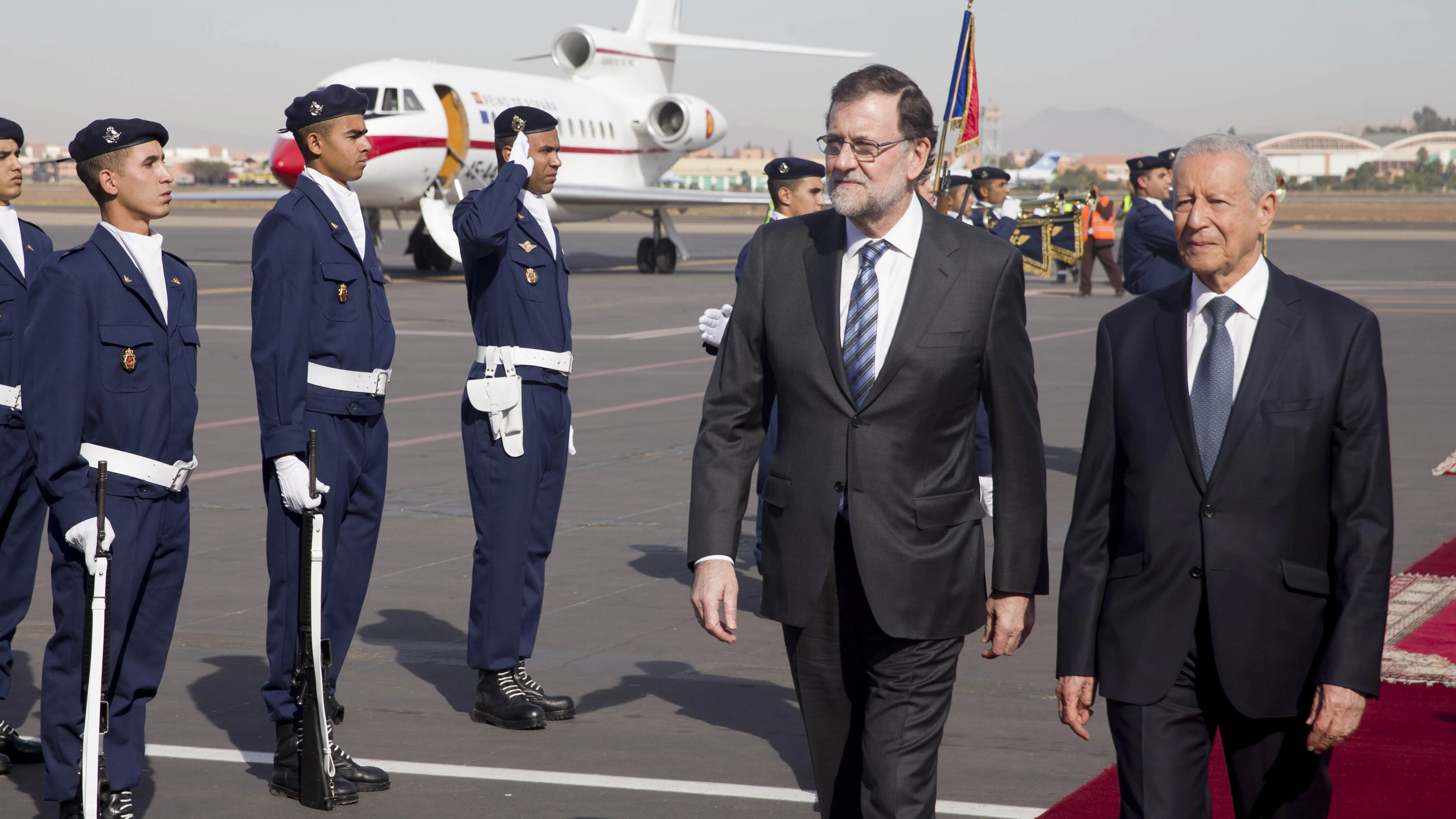 Mariano Rajoy, presidente del Gobierno, en Marruecos