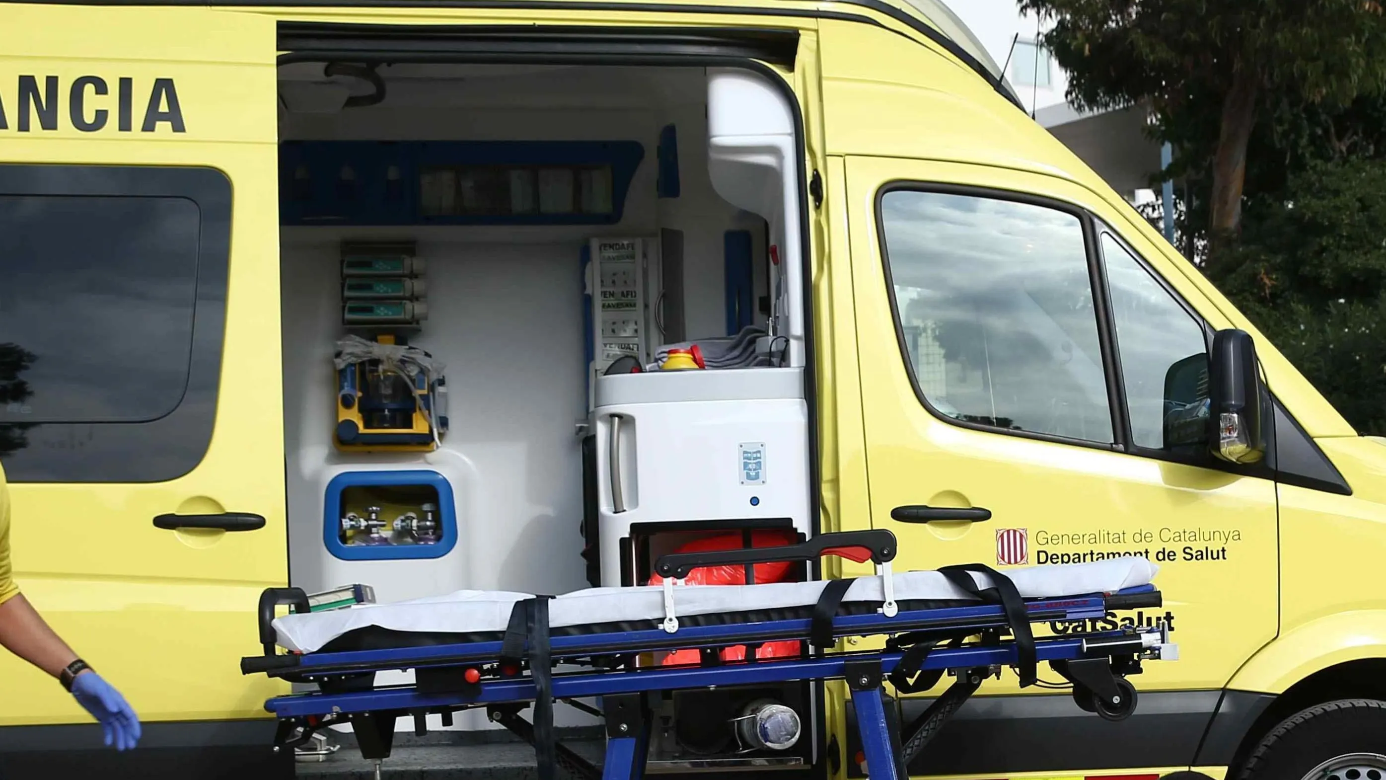 Ambulancia del Sistema de Emergencias Médicas (SEM) de Cataluña