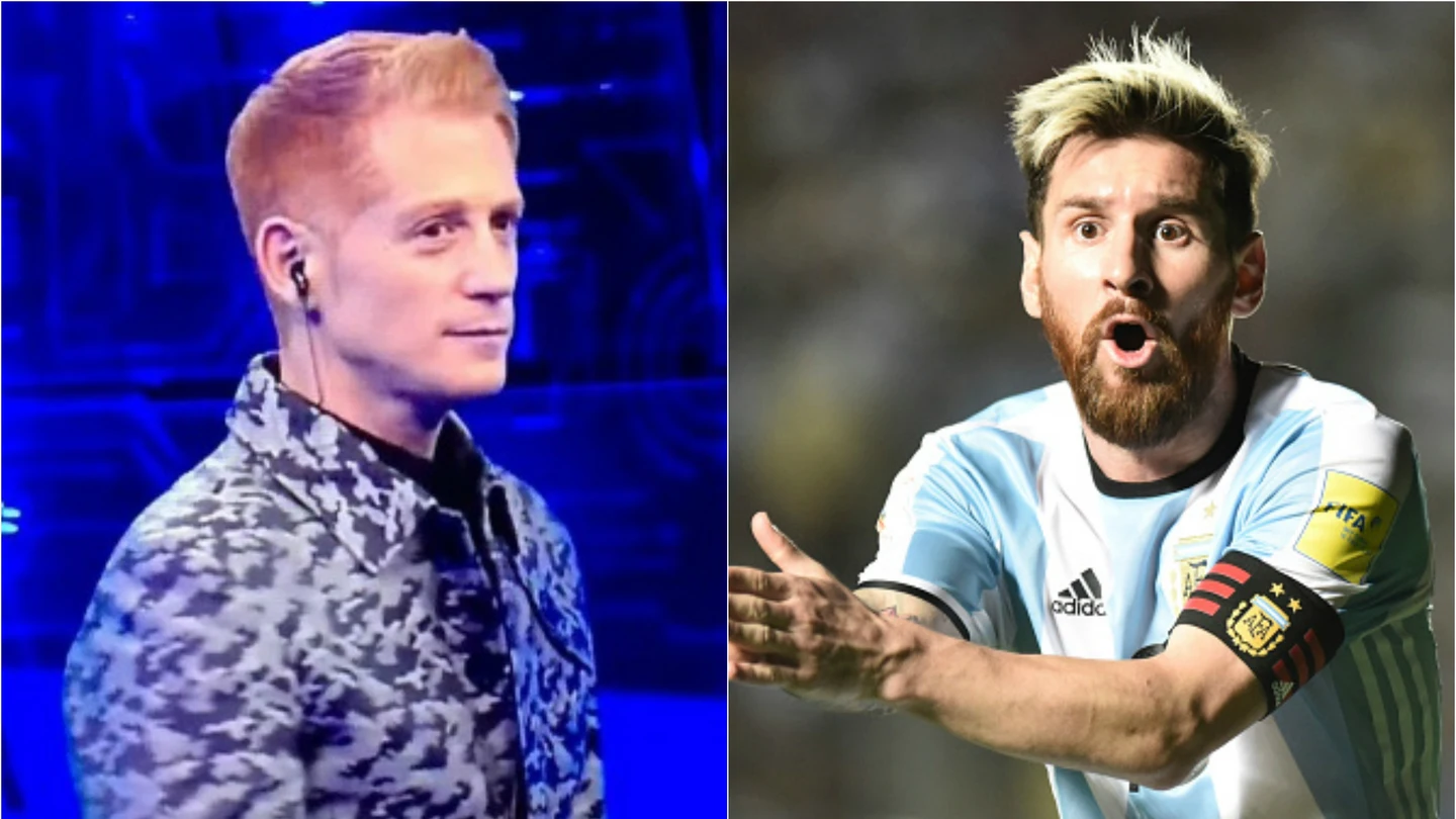 Martín Liberman y Leo Messi Martín Liberman y Leo Messi