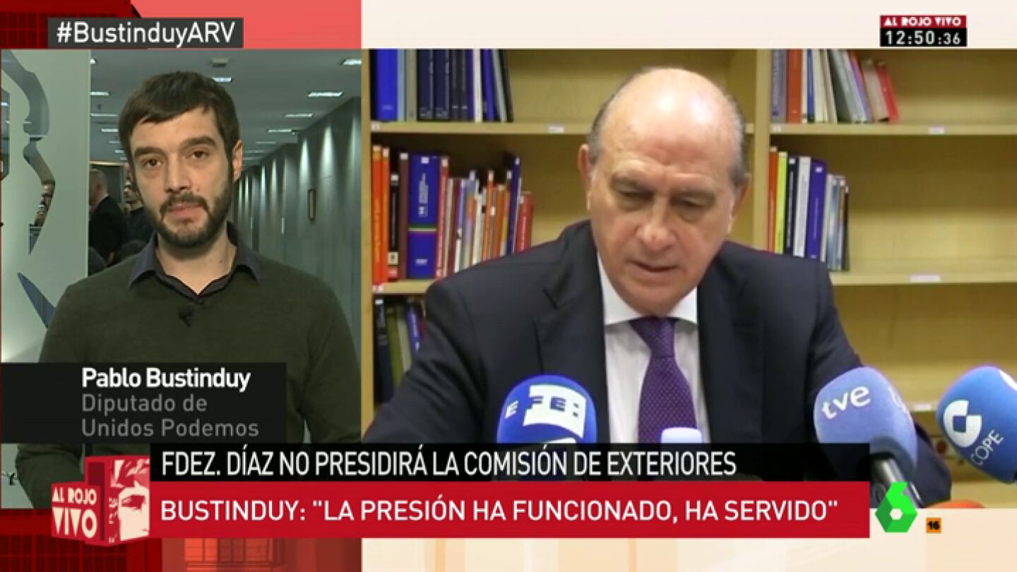 Frame 102.688068 de: Pablo Bustinduy: "Alguien que representa una afrenta a la C&aacute;mara no puede presidir nada. La presi&oacute;n funciona"