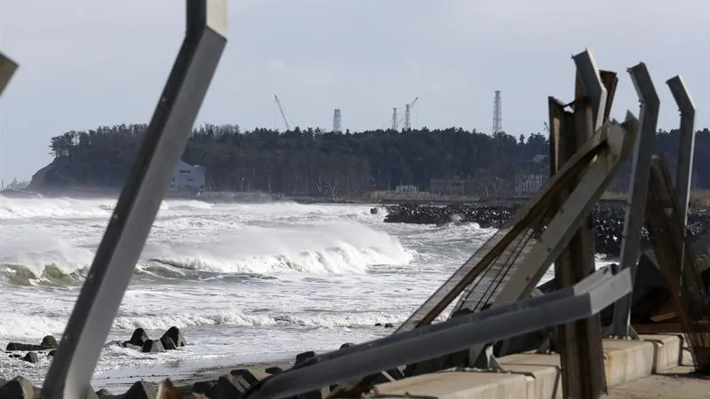 Vista de los alrededores de Fukushima