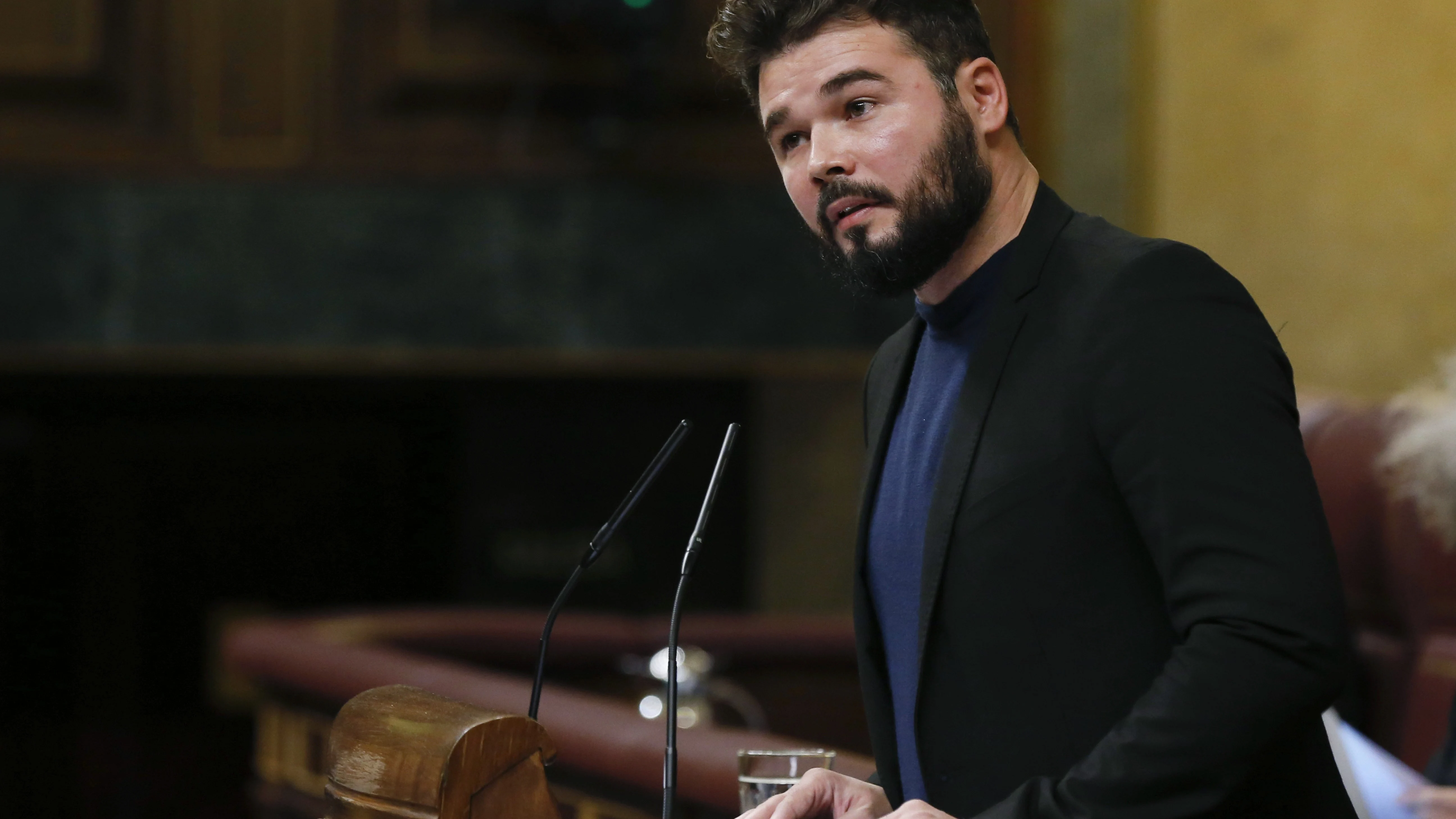 Gabriel Rufián, portavoz de ERC ºGabriel Rufián, portavoz de ERC
