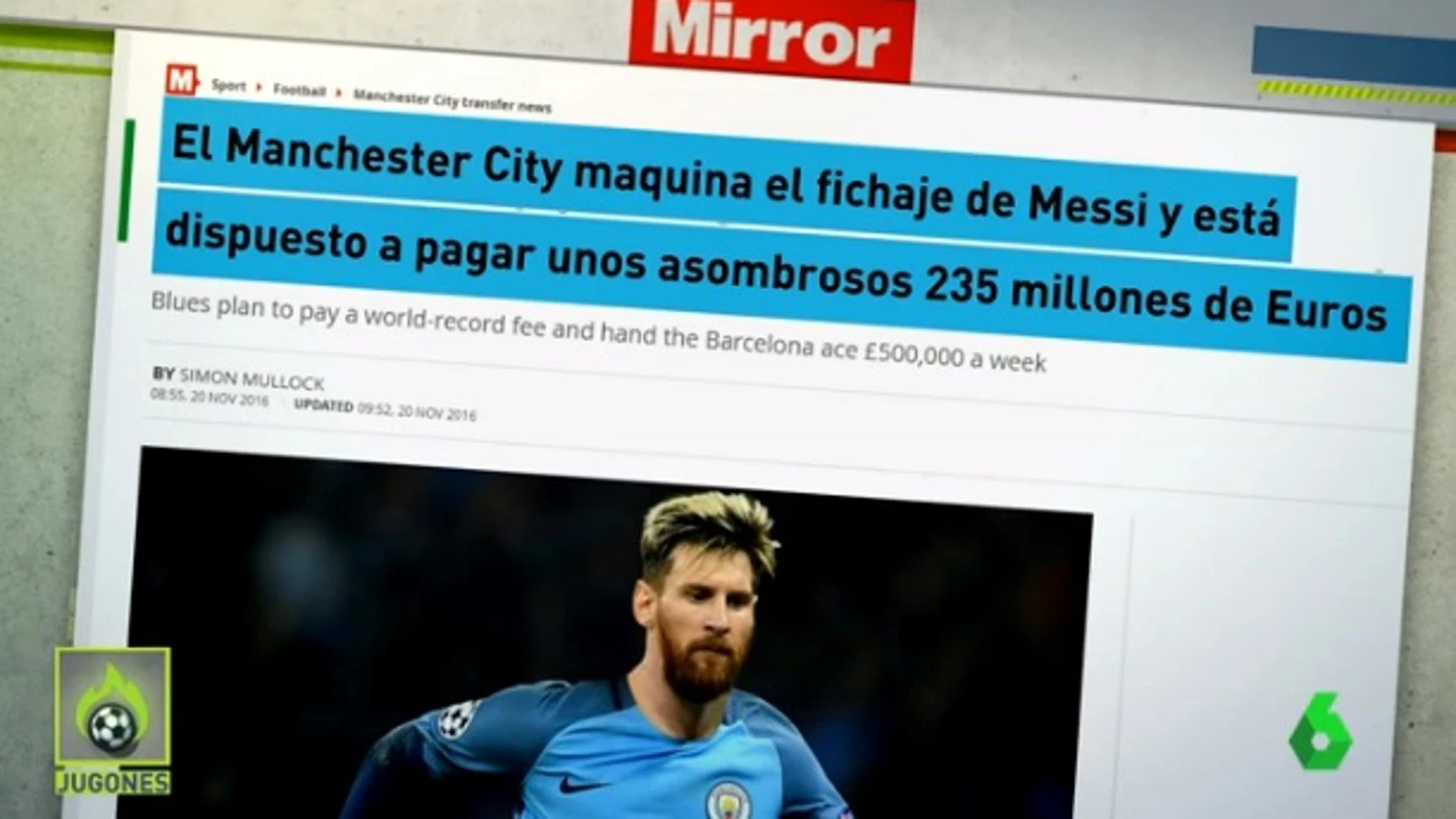 ¿Leo Messi al Manchester City? ¿Leo Messi al Manchester City?