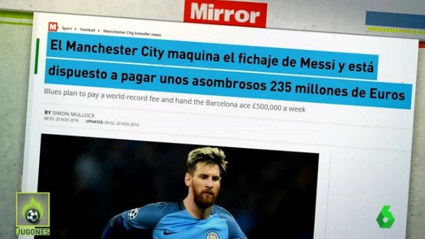 ¿Leo Messi al Manchester City?