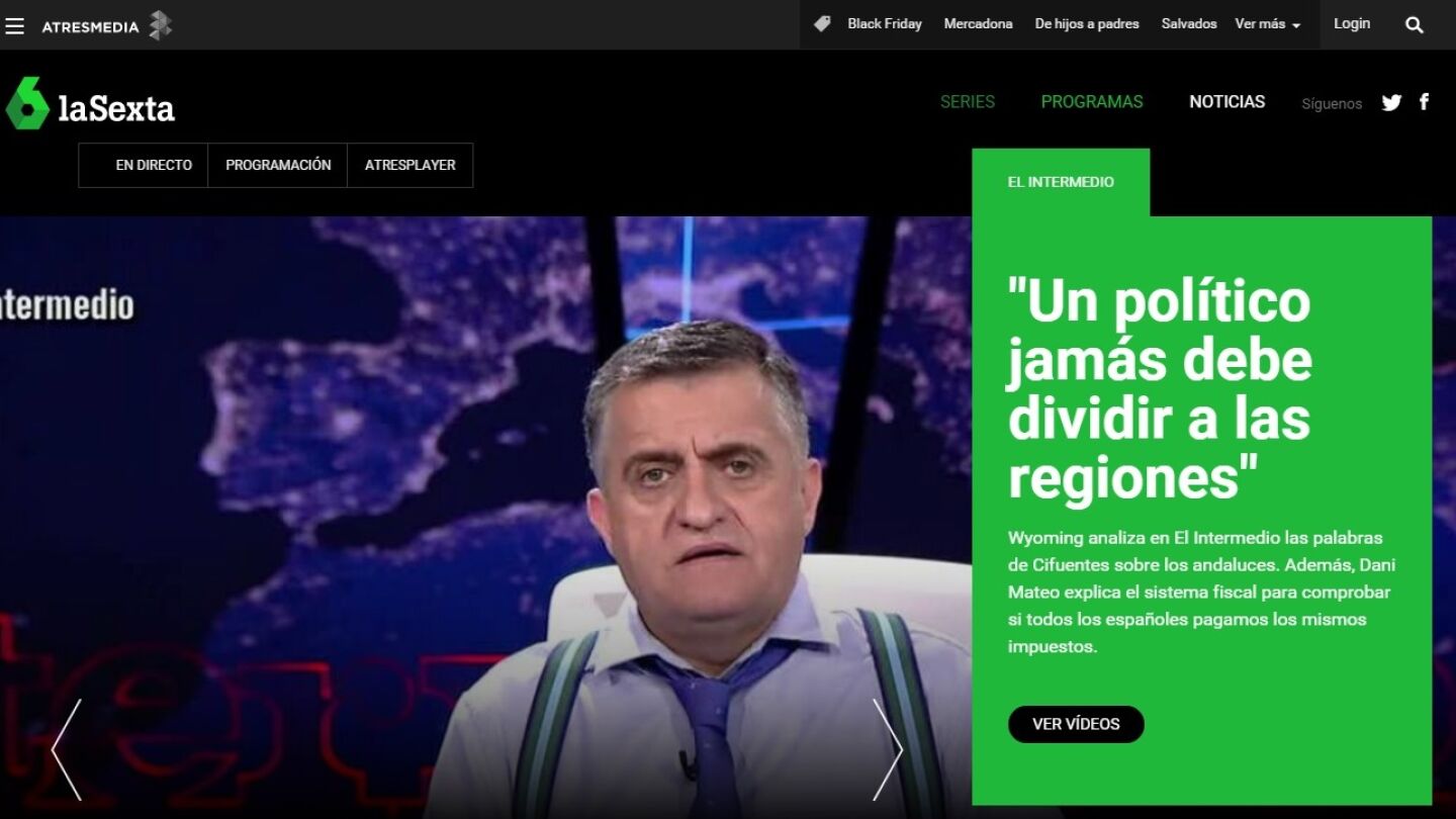 Web de laSexta