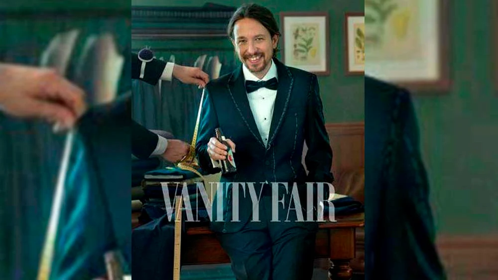 Pablo Iglesias posa para la revista Vanity Fair