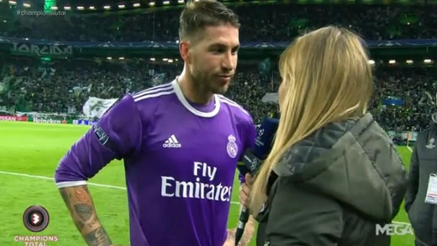 Sergio Ramos con Susana Guasch Sergio Ramos con Susana Guasch